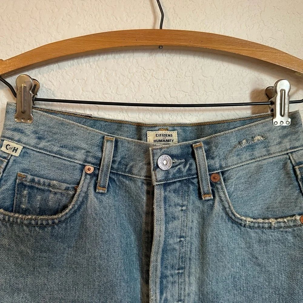 Citizens Of Humanity Astrid Mini Skirt in Archive High waisted - Picture 3 of 8